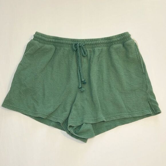 Universal Thread Pants - Universal Thread Womens Green High Rise Drawcord Pull on Lounge Shorts Size XXL